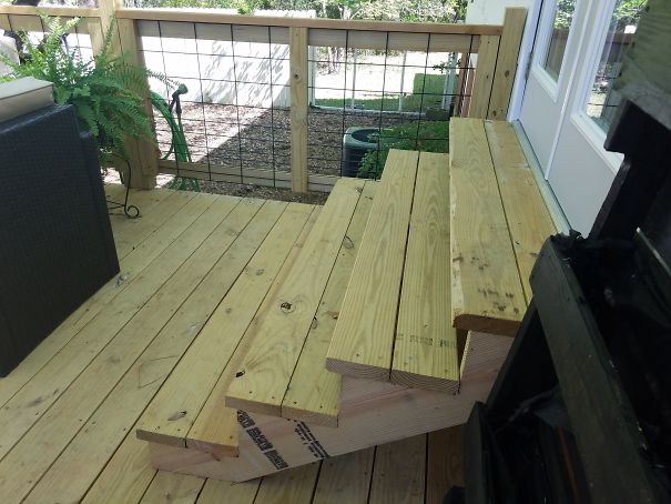 The Angle Of This Photo Makes The Bottom Step An Illusion