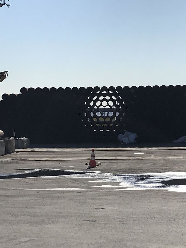 These Are Stacked Metal Pipes
