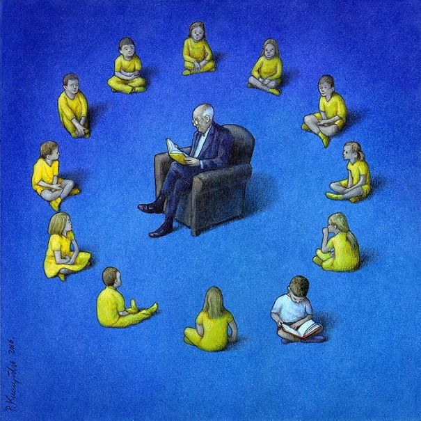 Satirical-Illustrations-Polish-Pawel-Kuczynski
