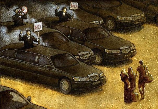 Satirical-Illustrations-Polish-Pawel-Kuczynski