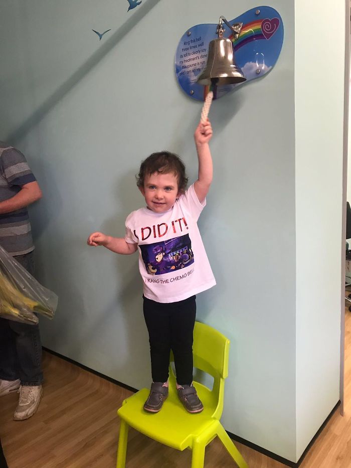 Ringing The Bell On Cancer, My 4-Year-Old Daughter Finished Chemotherapy After Two And A Half Years Today