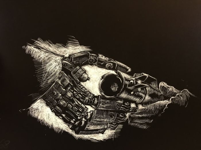 Remaking Star Wars – The Last Jedi Trailer With Scratchboard Arts