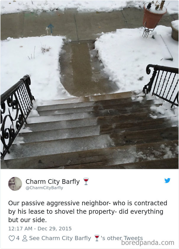 Passive Aggressive Neighbor