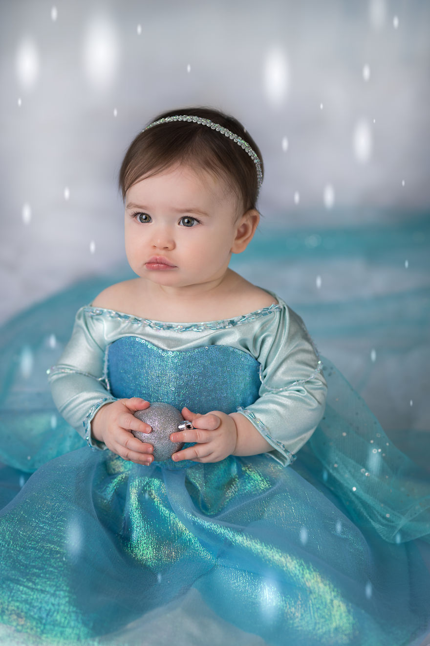 Each Month I Created Princess Costumes For My Baby Girl To Cope With Postpartum Depression