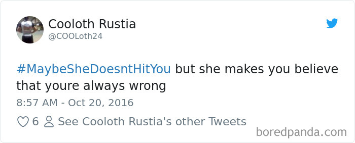 Maybe She Doesn't Hit You