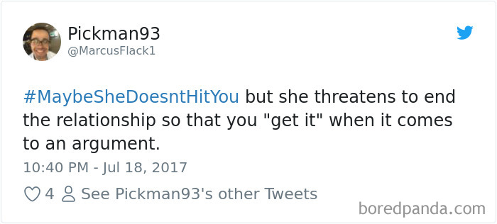 Maybe She Doesn't Hit You