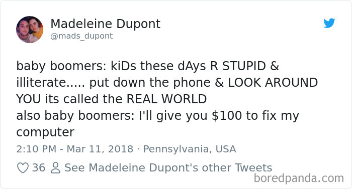 Millennials Vs Baby Boomers