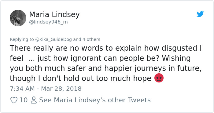 Blind Man Left In 'Tears' After Nobody Gave Up Their Seat For Him And His Guide Dog On The Train Blind Man Left In 'Tears' After Nobody Gave Up Their Seat For Him And His Guide Dog On The Train