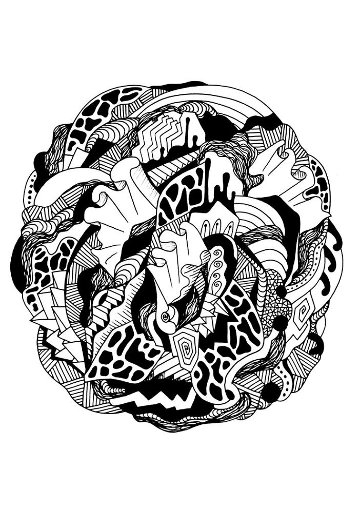 I Made These 24 Ink Line Drawings Into Coloring Pages I Made These 24 Ink Line Drawings Into Coloring Pages