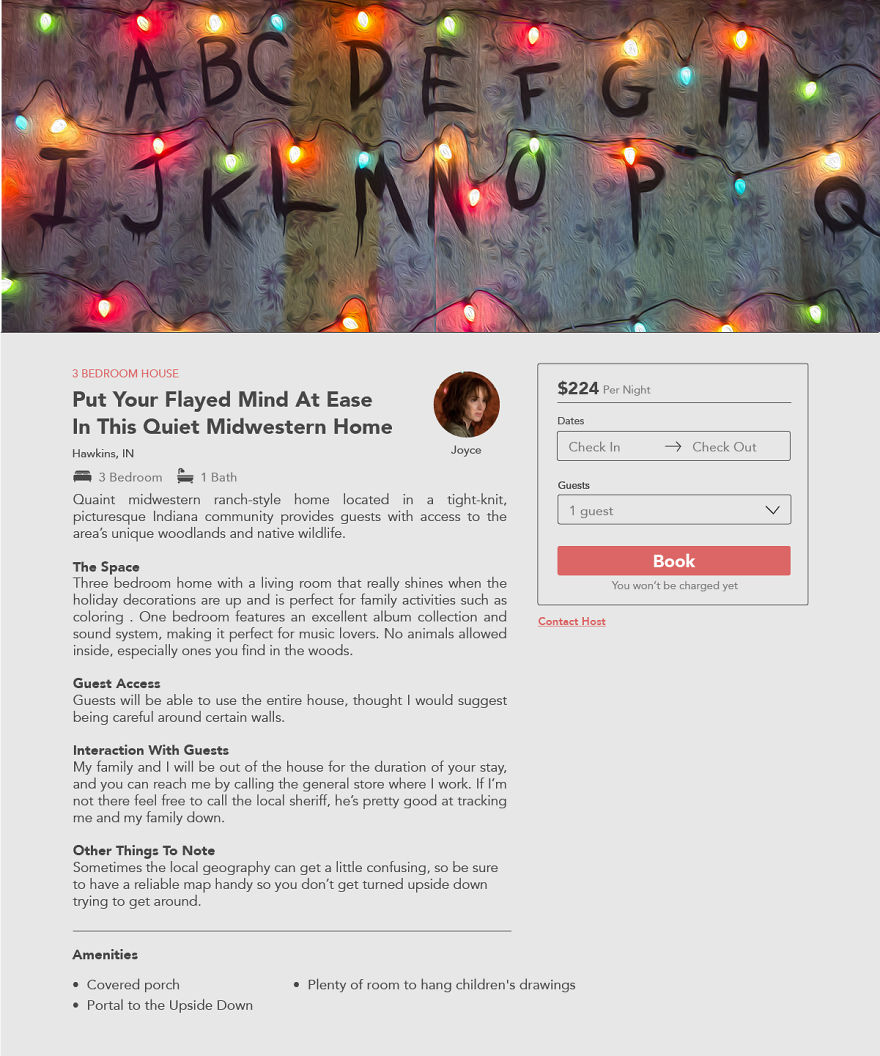 Fictional Airbnb Listings Price Out The Cost To Rent Tv Character Homes