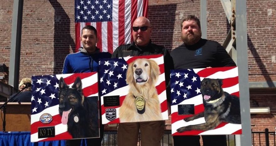 Artist Overcomes Injury And Rejection To Paint Worldwide K9 Heroes Artist Overcomes Injury And Rejection To Paint Worldwide K9 Heroes