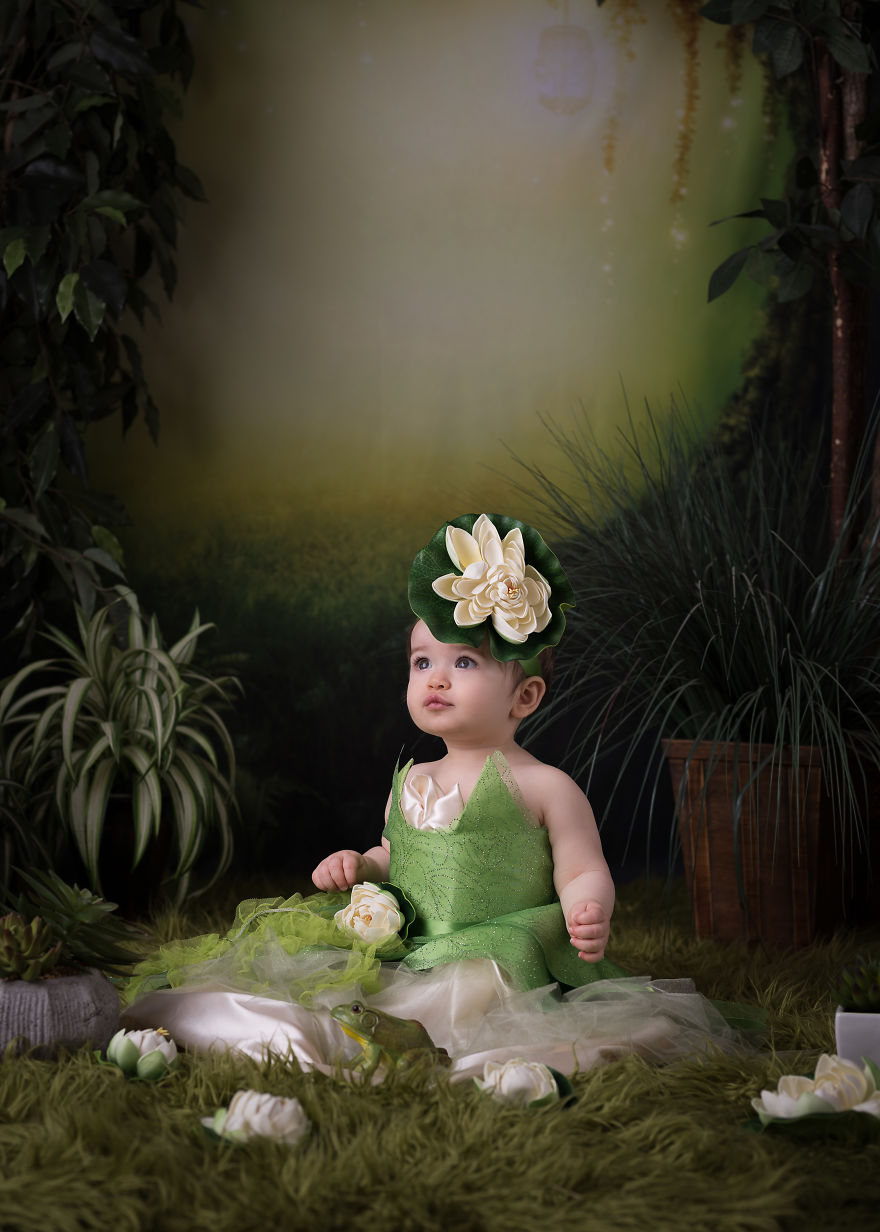 Each Month I Created Princess Costumes For My Baby Girl To Cope With Postpartum Depression