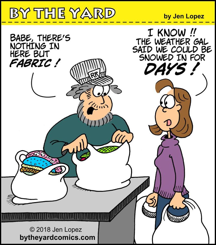 When A Quilt Nerd Met A Train Geek Online, A New Comic For The Crafty Inclined Was Created When A Quilt Nerd Met A Train Geek Online, A New Comic For The Crafty Inclined Was Created