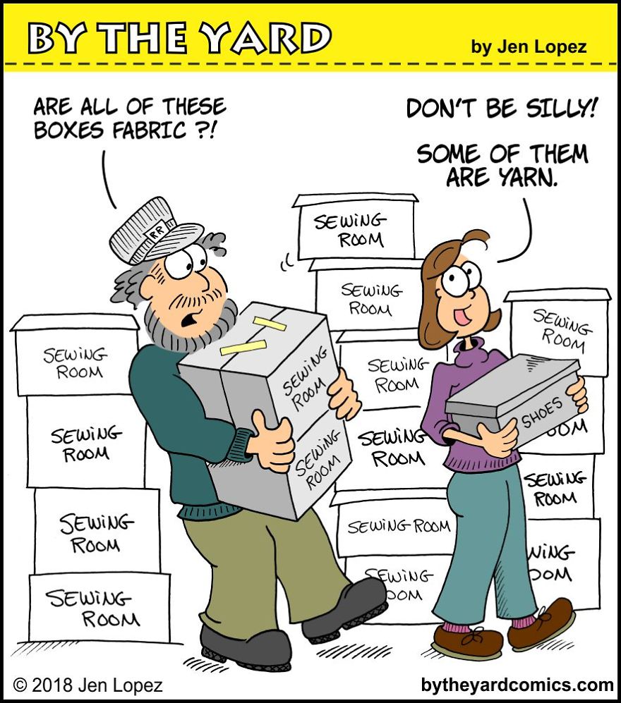 When A Quilt Nerd Met A Train Geek Online, A New Comic For The Crafty Inclined Was Created When A Quilt Nerd Met A Train Geek Online, A New Comic For The Crafty Inclined Was Created