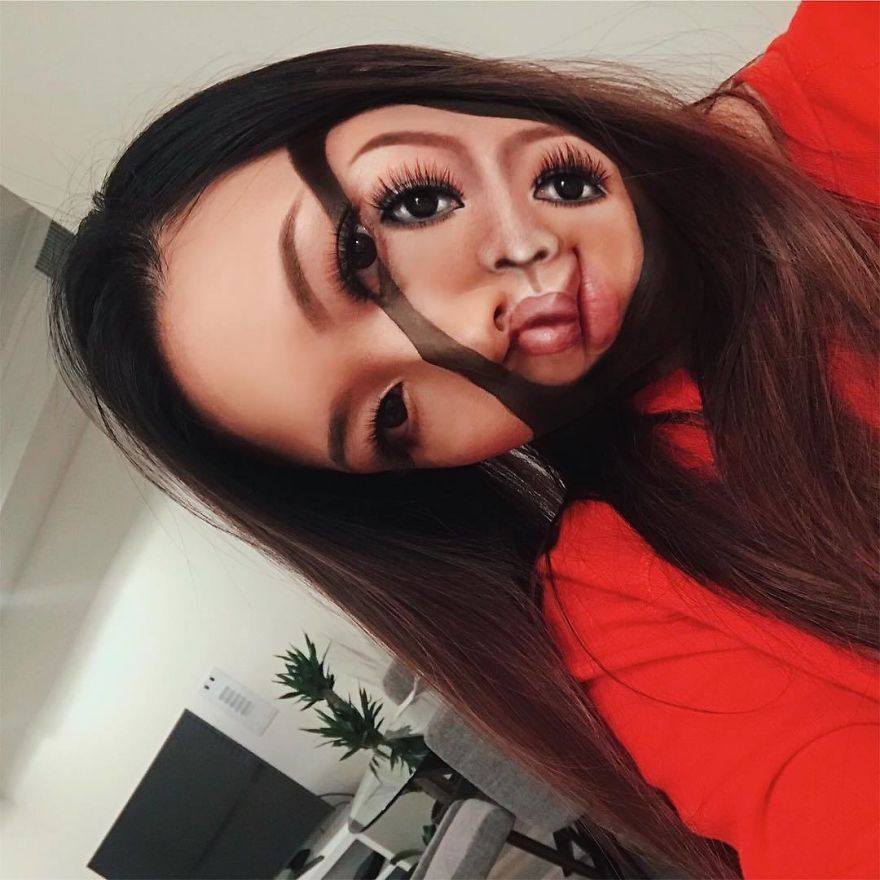 New-Optical-Illusion-Make-Up-Mimi-Choi