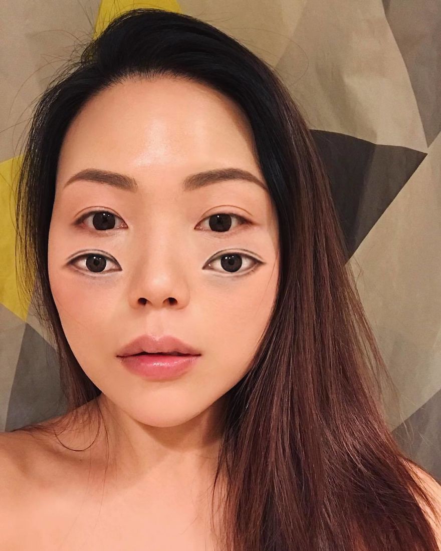 New-Optical-Illusion-Make-Up-Mimi-Choi