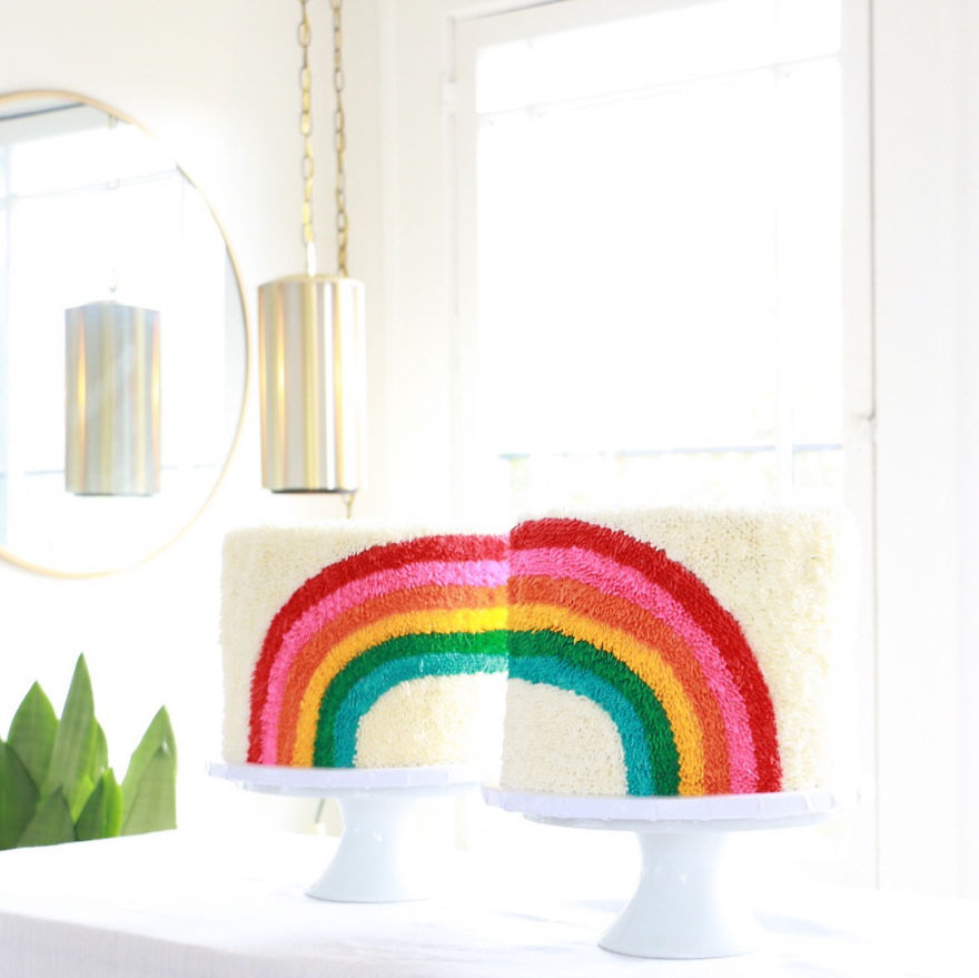 Colorful Cakes That Look Like Fuzzy Shag Rugs You'd Regret Stepping On Colorful Cakes That Look Like Fuzzy Shag Rugs You'd Regret Stepping On