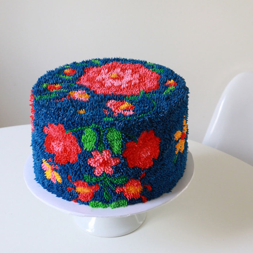 Colorful Cakes That Look Like Fuzzy Shag Rugs You'd Regret Stepping On Colorful Cakes That Look Like Fuzzy Shag Rugs You'd Regret Stepping On