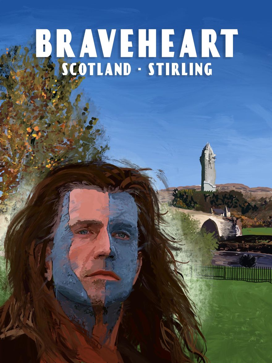 We Illustrated Oscar Winning Movies That Are Set Around The World