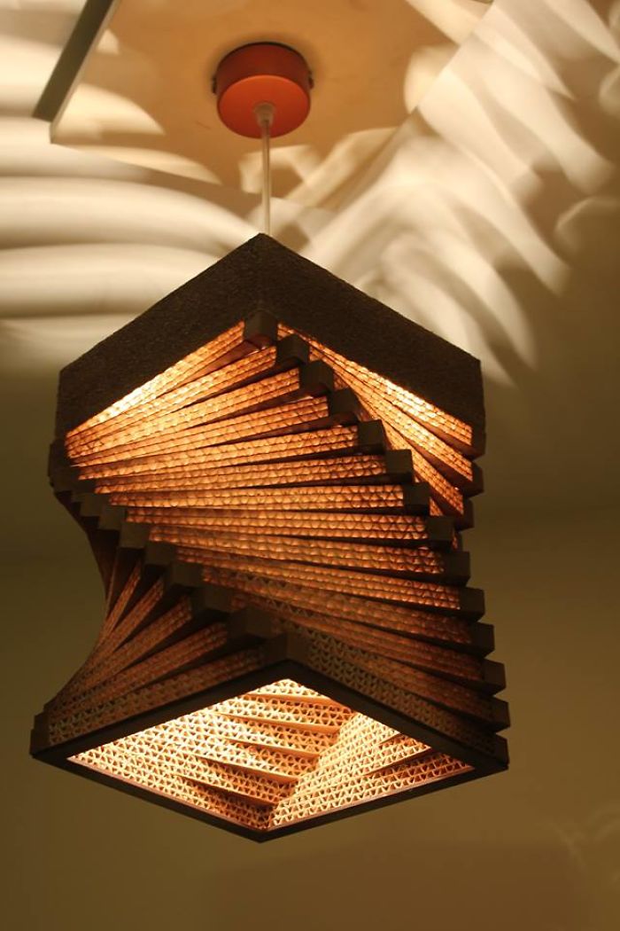 Cardboard Designer Lamps