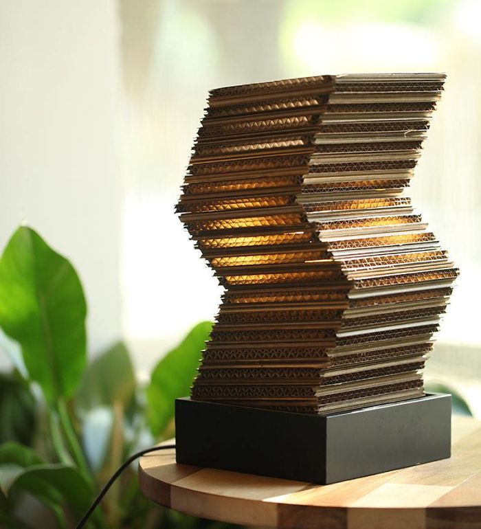 Cardboard Designer Lamps