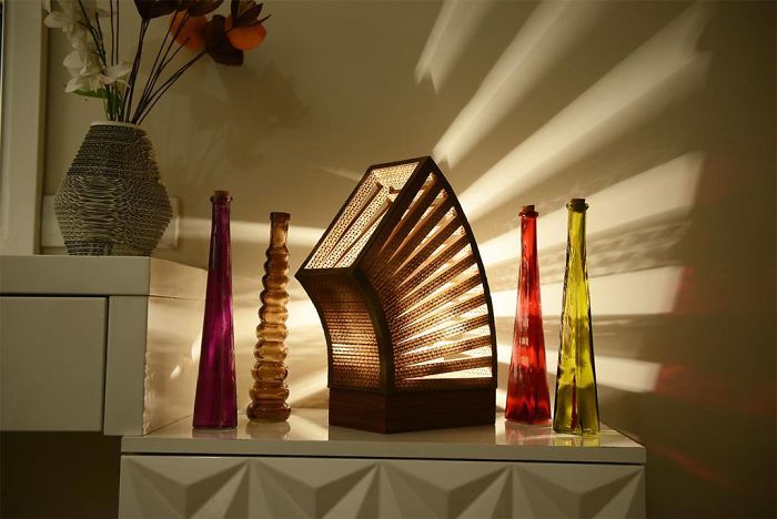 Cardboard Designer Lamps