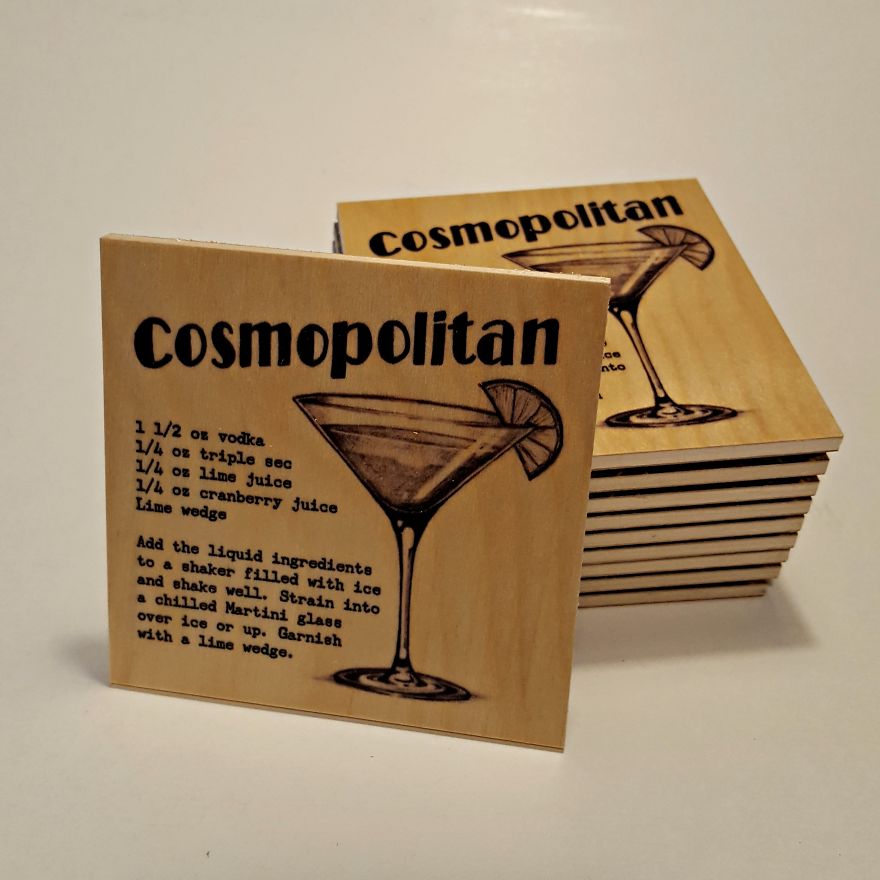 I Make Art With A Double Function - Coaster And Recipe I Make Art With A Double Function - Coaster And Recipe