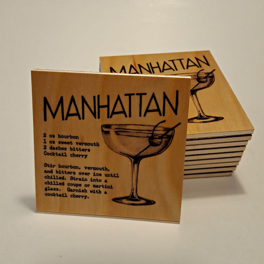 I Make Art With A Double Function - Coaster And Recipe I Make Art With A Double Function - Coaster And Recipe