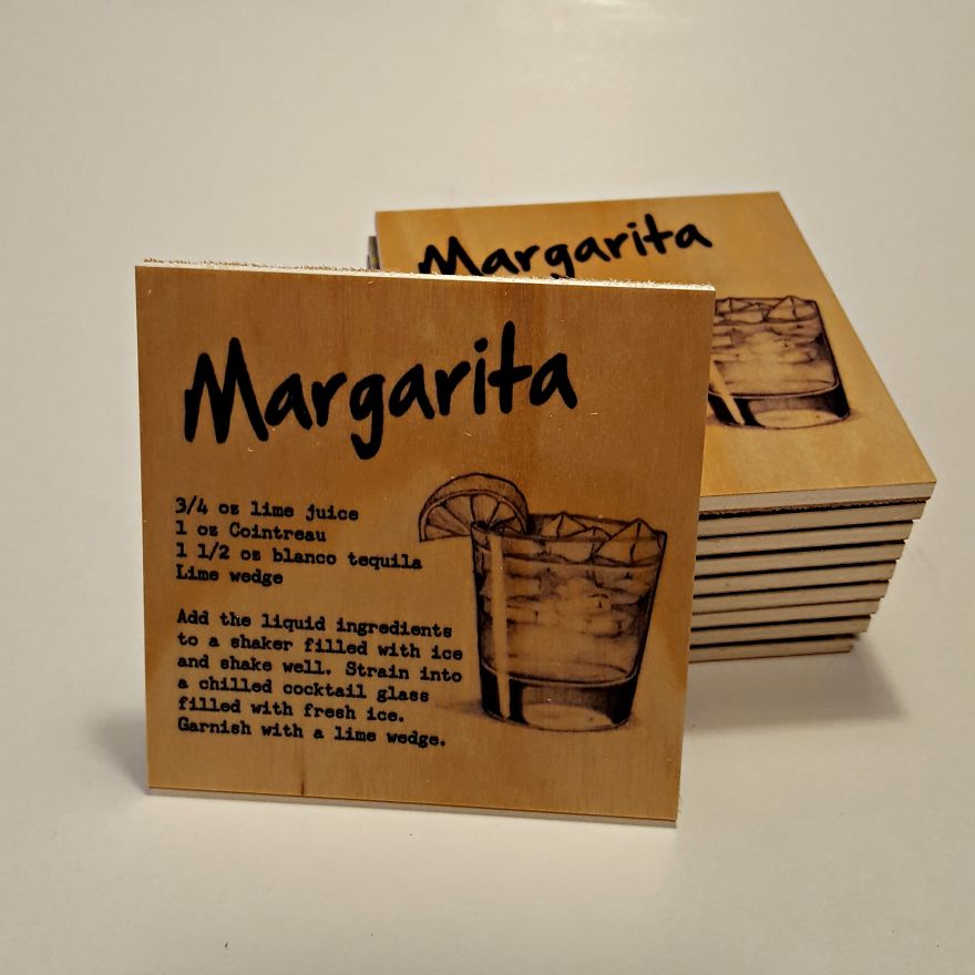 I Make Art With A Double Function - Coaster And Recipe