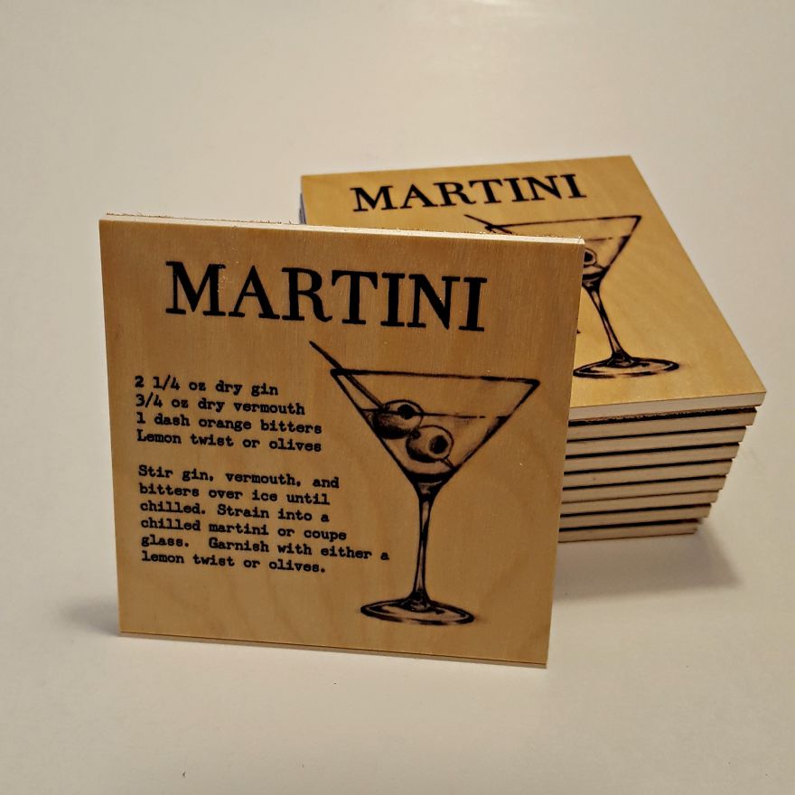 I Make Art With A Double Function - Coaster And Recipe I Make Art With A Double Function - Coaster And Recipe