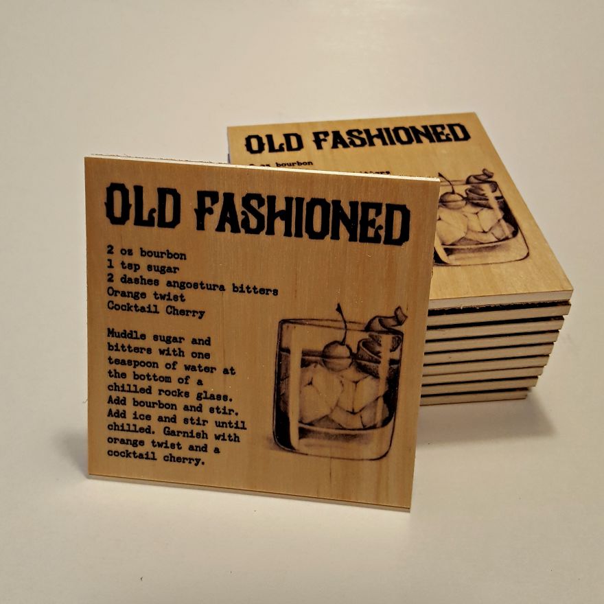 I Make Art With A Double Function - Coaster And Recipe I Make Art With A Double Function - Coaster And Recipe