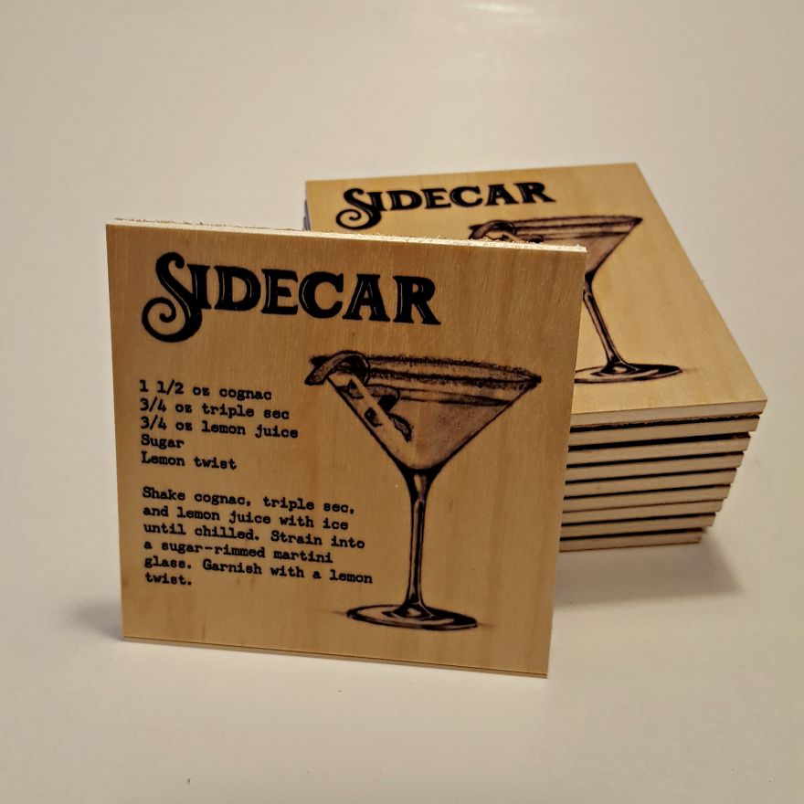 I Make Art With A Double Function - Coaster And Recipe I Make Art With A Double Function - Coaster And Recipe