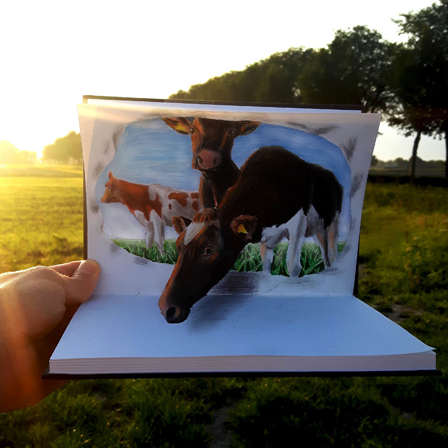 New Awesome 3D Drawings By Ramon Bruin