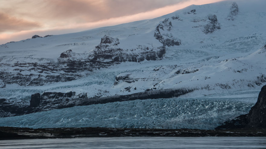Layers Of Glacier