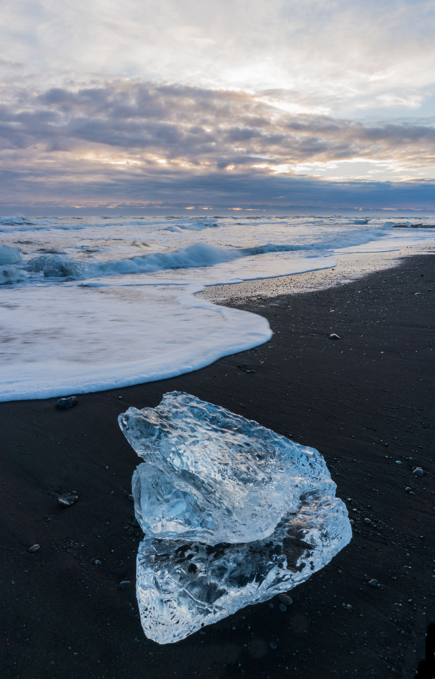 Ice On The Beach