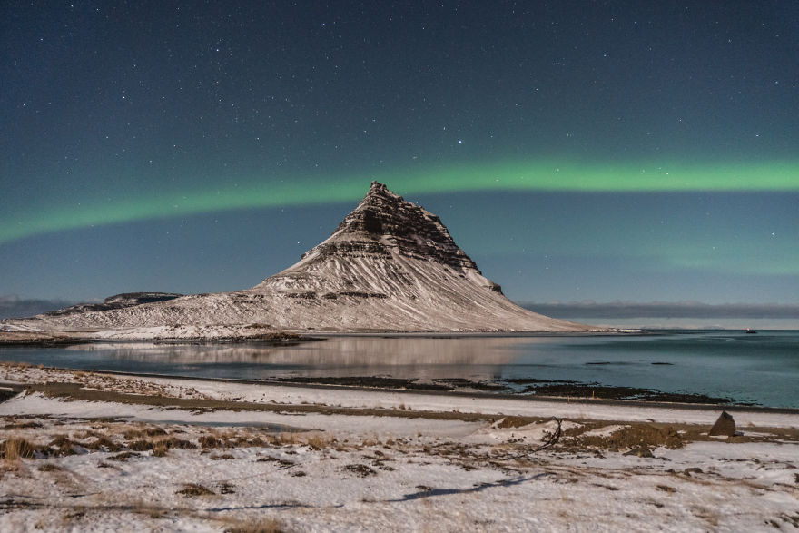 Aurora Over Kirkjufell