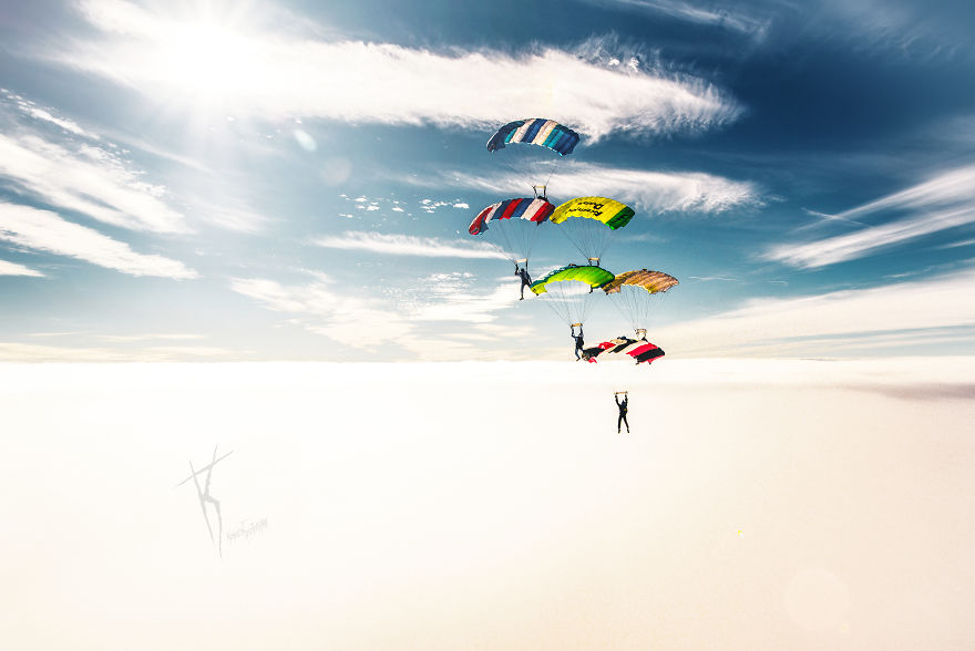 Extreme Sport Photographer Shows Skydiving In A New Light