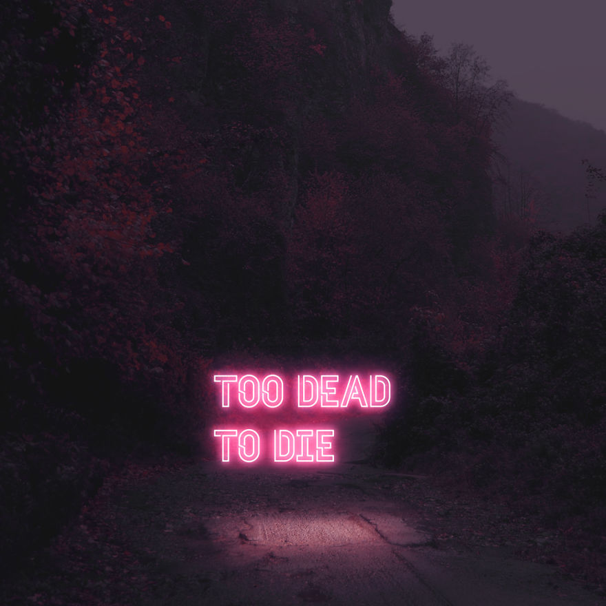 I Create Digital Neon Art