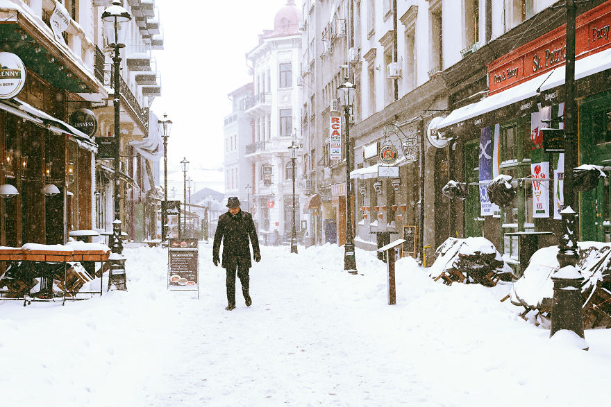 Passenger-By In The Famous Old Centre