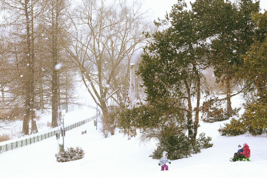 Kids Enjoying The Days Off From School