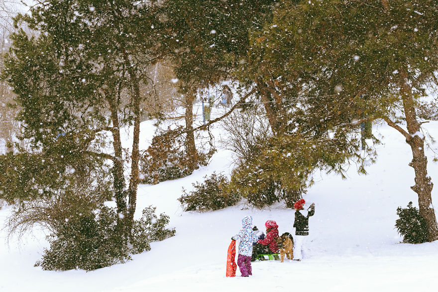 And Of Course Enjoying The Snow