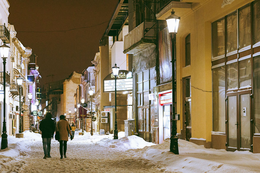 The Old Centre By Night