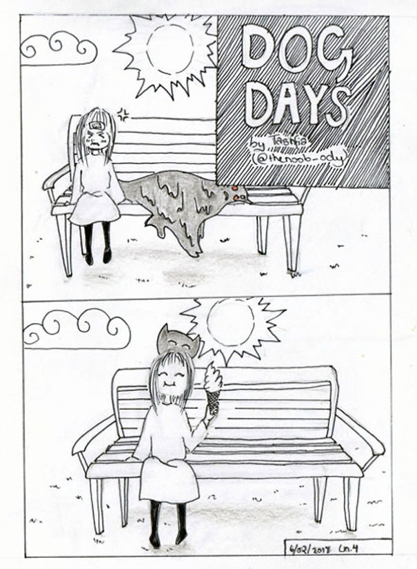 I Turned My Methods Of Coping With Anxiety Into 8 Humourous Hand-Drawn Self-Care Comic Strips