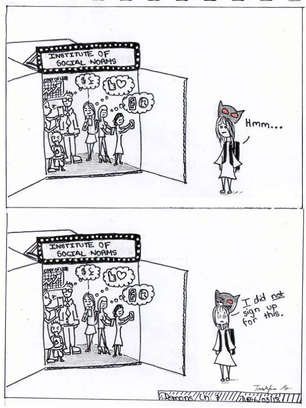 I Turned My Methods Of Coping With Anxiety Into 8 Humourous Hand-Drawn Self-Care Comic Strips