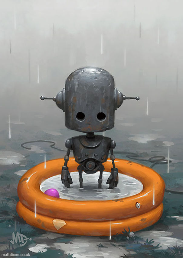 Lonely Robots Experiencing The Quiet Wonder Of The World ( Part 3 )