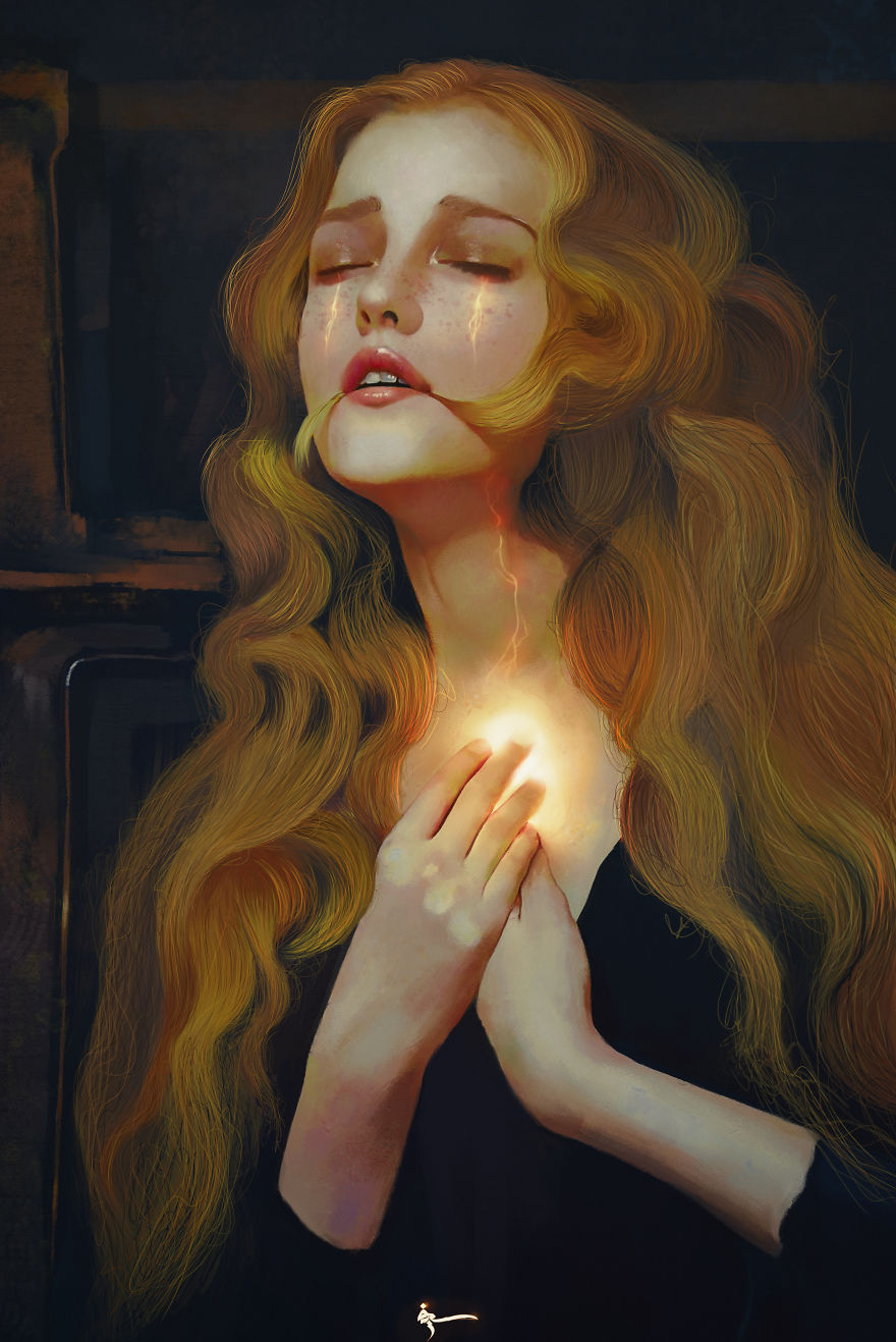 Painting Also Can Have Souls, 17y.o Artist Make This Out Of His Depression.