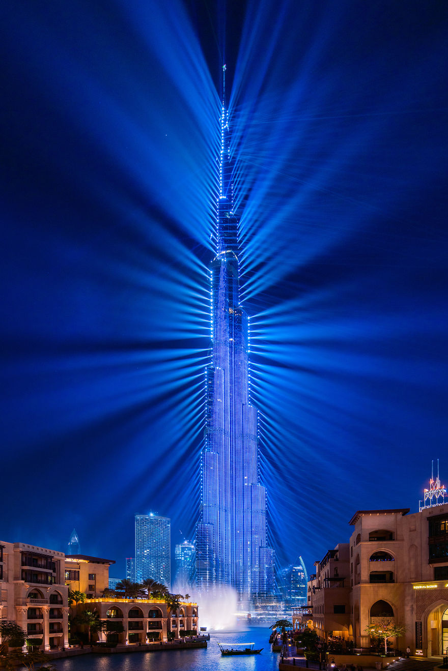 Dubai's World Record Laser Show In Pictures
