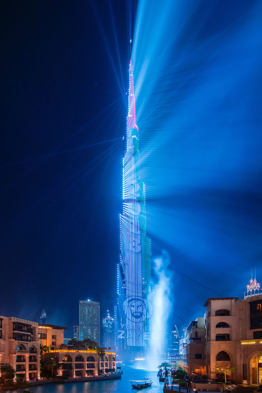 Dubai's World Record Laser Show In Pictures