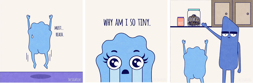 Four Friends With Different Personalities Make Funny Comics About Their Lives Together