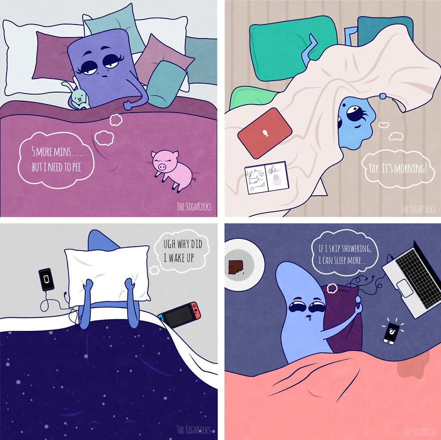 Four Friends With Different Personalities Make Funny Comics About Their Lives Together Four Friends With Different Personalities Make Funny Comics About Their Lives Together